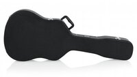 HARD-SHELL WOOD CASE FOR DREAD/12-STRING GUITARS